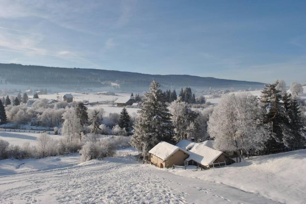 Gite Du Fourperet-Parc Naturel Du Haut-Jura Longevilles-Mont-dʼOr Eksteriør billede